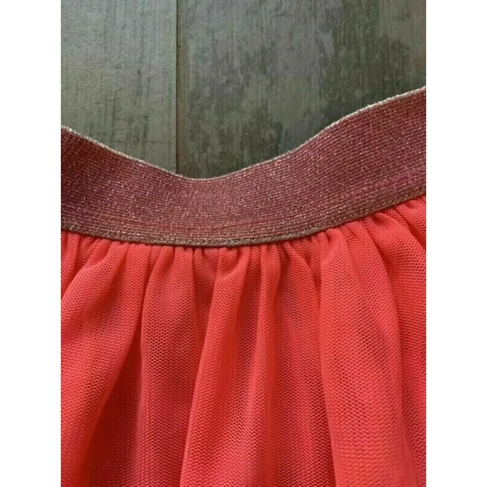 BABY GAP Girls Toddler Tutu Neon Bright Pink Glitter Skirt 3 Years 3T